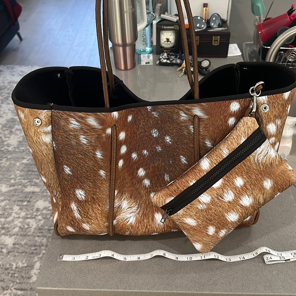 Haute Shore Greyson Tote NWT Neoprene tote with matching wristlet.